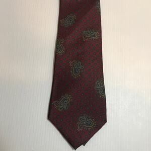 John Henry Multicolor Paisley Silk Classic Wide Men Necktie 57”